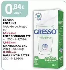 Intermarché Gresso - leite uht promoção