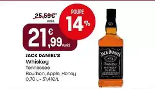 Intermarché Jack daniel's - whiskey promoção