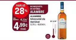 Intermarché Alambre - moscatel de setubal promoção