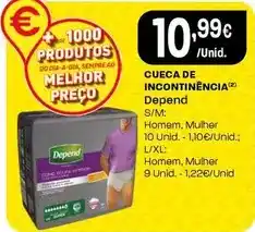Intermarché Depend - cueca de incontinencia promoção