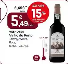 Intermarché Velhotes - vinho do porto promoção