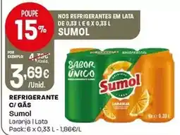 Intermarché Sumol - refrigerante c/ gás promoção