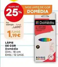 Intermarché Domédia - lápis de cor promoção