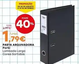 Intermarché Porsi - pasta arquivadora promoção