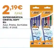 Intermarché Bic - esferográfica cristal soft promoção