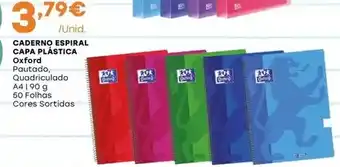 Intermarché Oxford - caderno espiral capa plástica promoção
