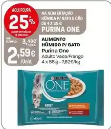 Intermarché Purinaone - alimento humido p/gato promoção
