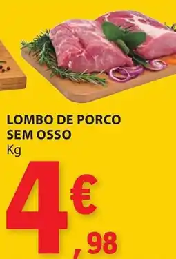 E.Leclerc Lombo de porco sem osso promoção