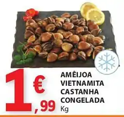 E.Leclerc Amêijoa vietnamita castanha congelada promoção