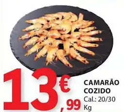 E.Leclerc Camarão cozido promoção