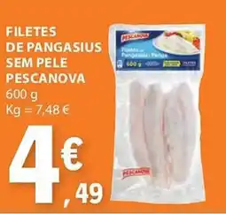 E.Leclerc Filetes de pangasius sem pele Pescanova promoção