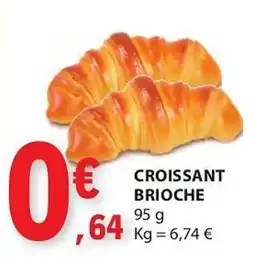 E.Leclerc Croissant brioche promoção