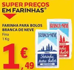 E.Leclerc Farinha para bolos Branca de Neve promoção