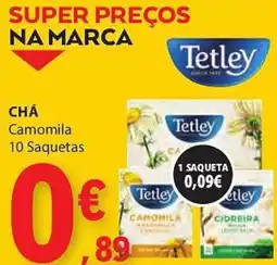 E.Leclerc Chá Tetley promoção