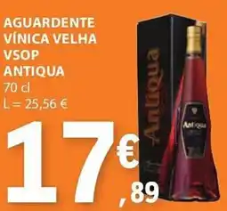 E.Leclerc Aguardente vínica velha Vsop Antiqua promoção