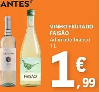 E.Leclerc Vinho frutado Faisão promoção