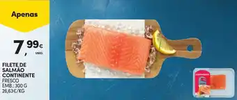 Continente Filete de salmão continente promoção