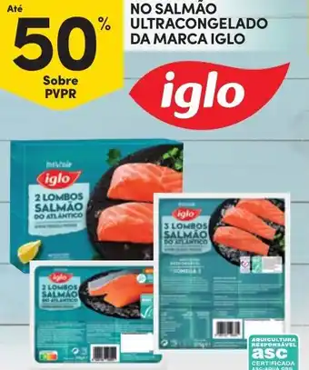 Continente NO SALMÃO ULTRACONGELADO DA MARCA IGLO promoção