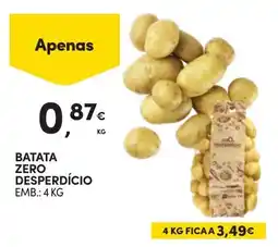 Continente Batata zero desperdício promoção
