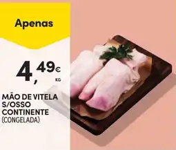 Continente Mão de vitela s/osso continente promoção