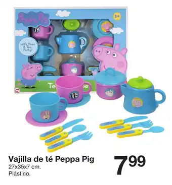 Vajilla de té Peppa Pig 27x35x7cm