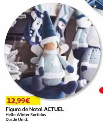 Auchan Figura de Natal Actuel promoção