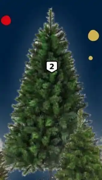 Auchan Árvore de Natal Actuel Stanton 180xm 552 Ramos promoção