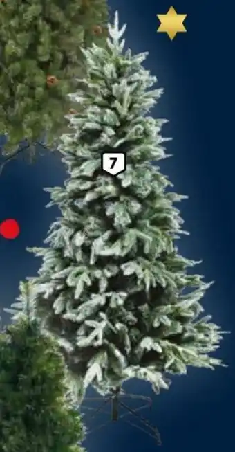 Árvore de Natal Nevada Actuel Grey 180cm 571 Ramos N°52