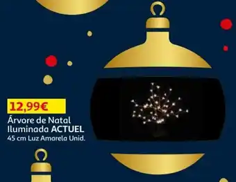 Árvore de Natal Iluminada Actuel 45cm