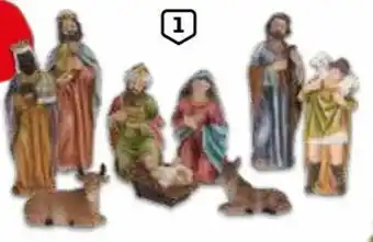 Auchan Conjunto de 9 Figuras para Presépios 27x5x12,5cm promoção