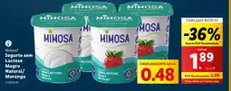 Lidl Mimosa Iogurte sem Lactose promoção