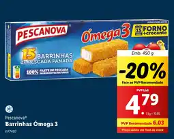 Lidl Pescanova Barrinhas Ómega 3 promoção