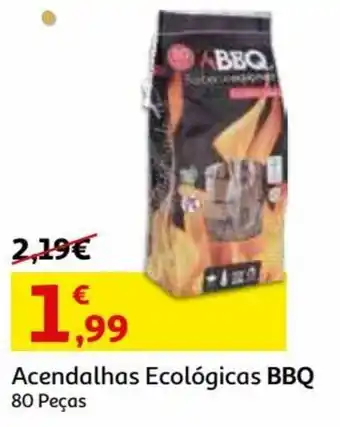 Auchan Acendalhas Ecológicas BBQ 80 Peças promoção