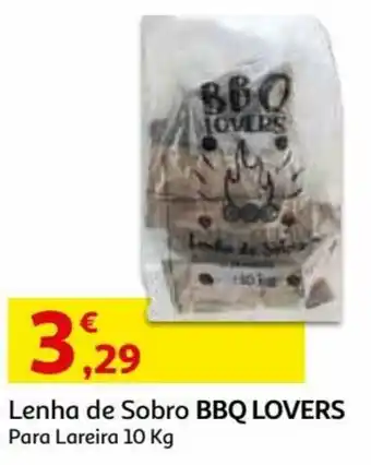 Auchan Lenha de Sobro BBQ Lovers para Lareira 10kg promoção