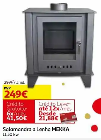 Auchan Salamandra a Lenha Mekka 11,50kw promoção