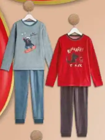 Auchan Pijama Veludo Inextenso 3 aos 14 promoção