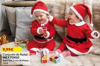 Auchan Conjunto de Natal Inextenso 3 aos 36 promoção