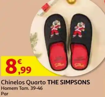 Auchan Chinelos Quarto The Simpsons Homem 39-46 promoção