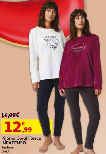 Pijama Coral Fleece Inextenso Senhora