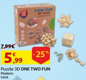 Puzzle 3D One Two Fun Madeira