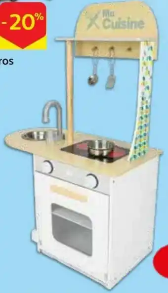 Cozinha de Madeira One Two Fun com Aventol e Acessórios