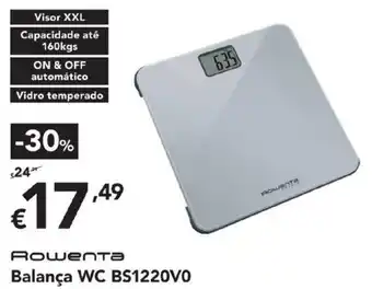 Radio Popular Rowenta Balança WC BS1220V0 promoção