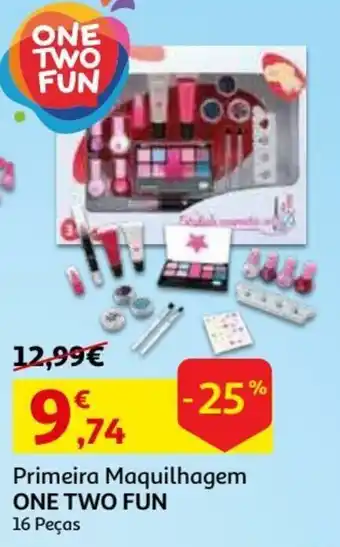 Auchan Primeira Maquilhagem One Twon Fun 16 Peças promoção