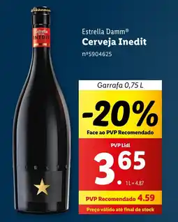 Estrella Damm Cerveja Inedit