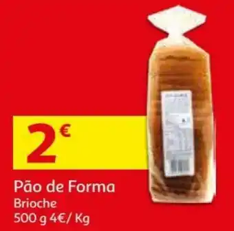 Auchan Pão de Forma Brioche 500g promoção