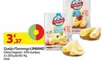 Auchan Queijo Flamengo Limiano 2x200g promoção
