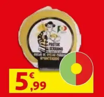 Auchan Queijo de Ovelha Pastor Serrano promoção