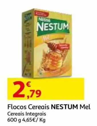 Auchan Flocos Cereais Nestum Mel 600g promoção