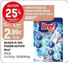 Intermarché Bref - bloco p/ wc poder activo promoção