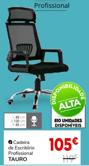 Conforama Tauro Cadeira de Secritório Profissional promoção